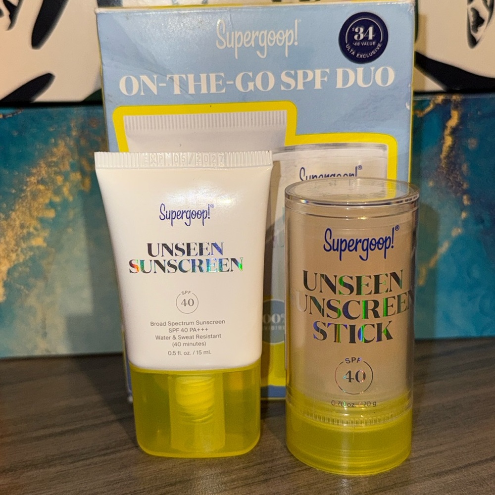 Supergoop On-The-Go SPF Duo | BNIB Unused | Opened Box to take pictures